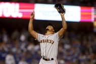 Camilo Doval made his MLB debut against the Miami Marlins in April 2021.